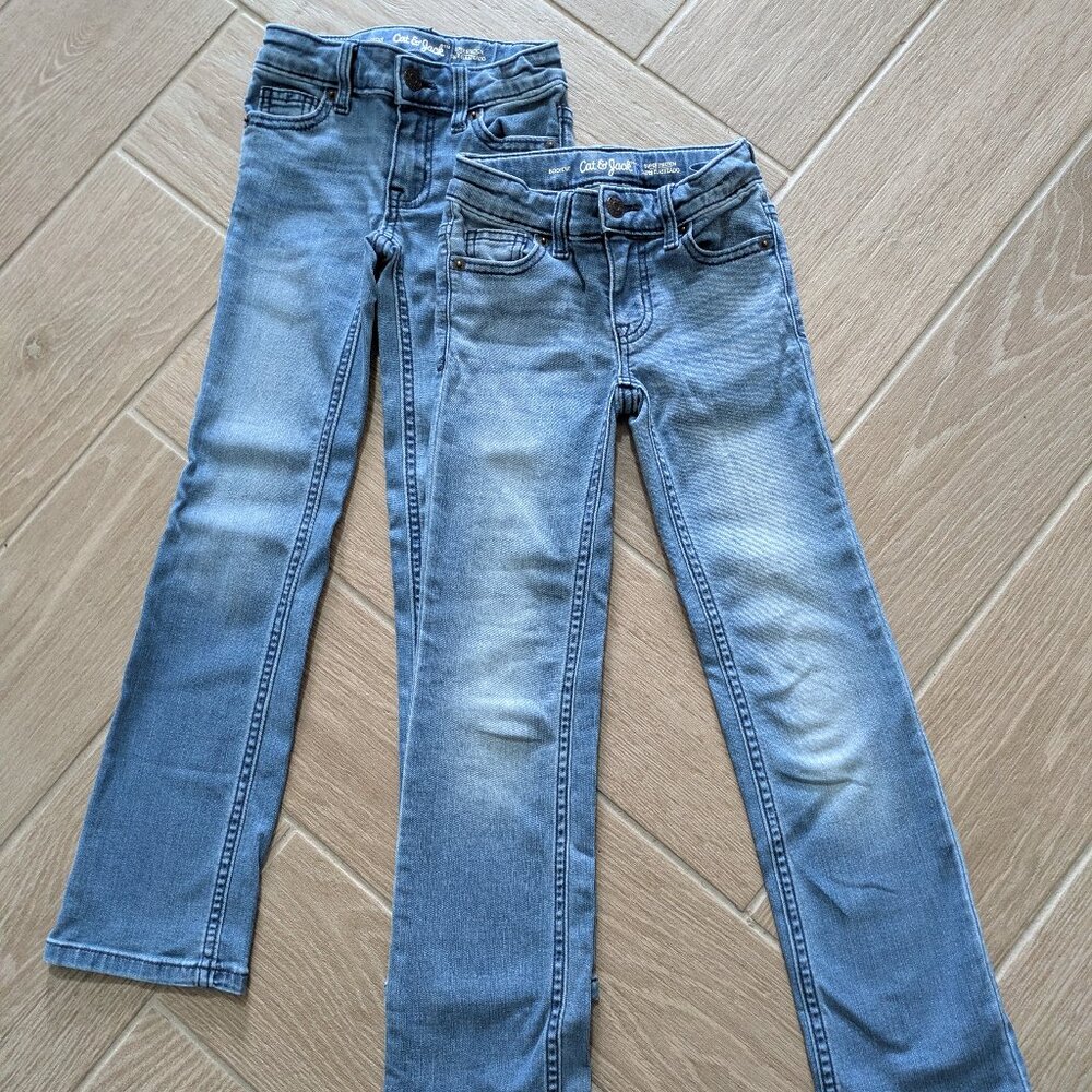 **RARE** Girls Slim Fit Size 6 Boot Cut Jeans Bundle